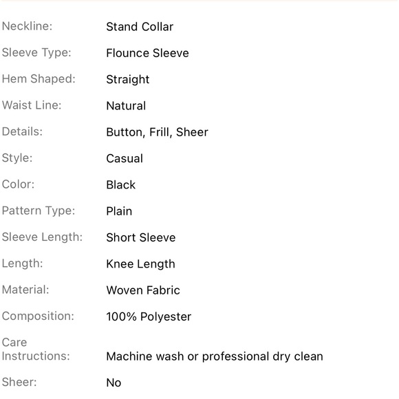 Frenchy Plus Swiss Dot Frill Neck Chiffon Dress - Picture 2 of 2